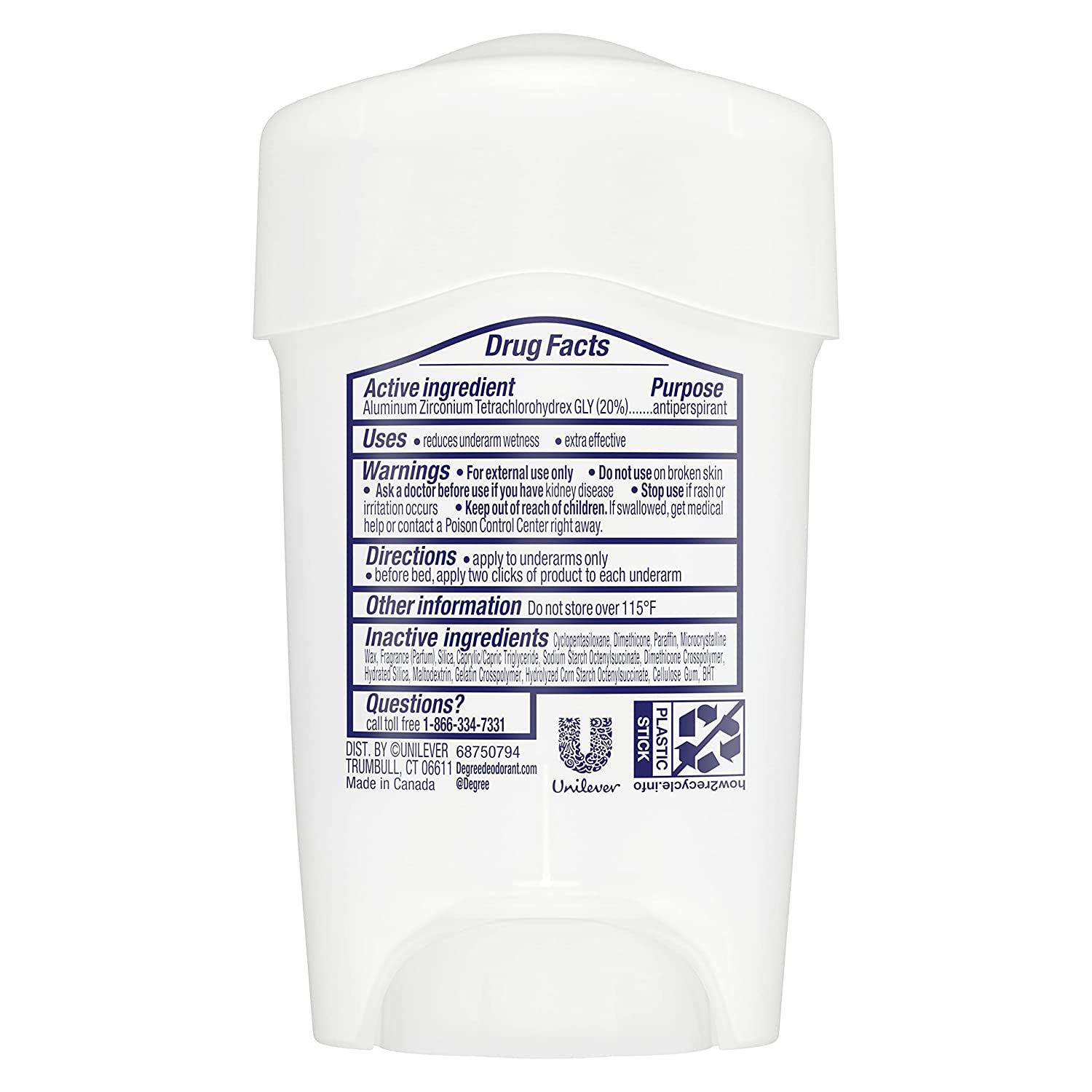 Degree Clinical Protection Antiperspirant Deodorant 72-Hour Sweat & Odor Protection Shower Clean Antiperspirant for Women 1.7 oz - Image 2
